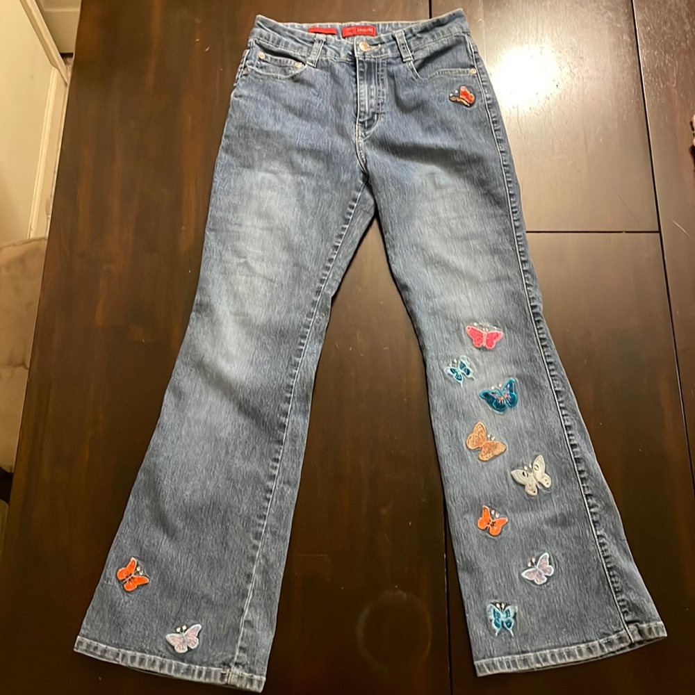 Arizona Butterfly Boot Cut Jeans